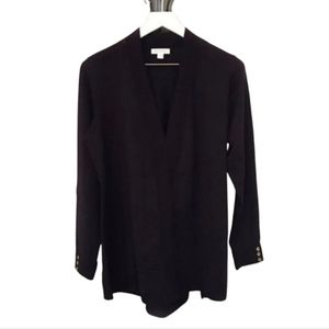 WOMEN'S Charter Club Open Black Cardigan